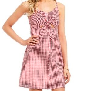 Soprano Red and White Gingham Dress